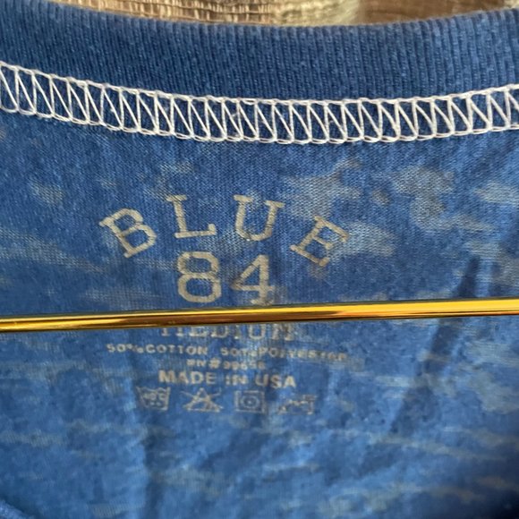 Blue 84 Kansas Jayhawk Women's/Teen Medium Blue T-shirt - Picture 4 of 6